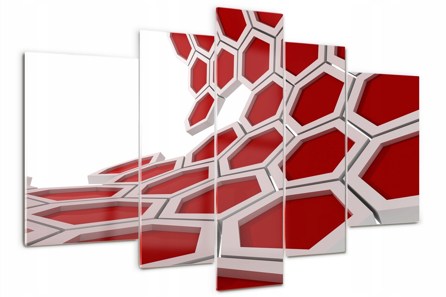 

Foto Obraz szklany duży tryptyk Abstrakcja 3D