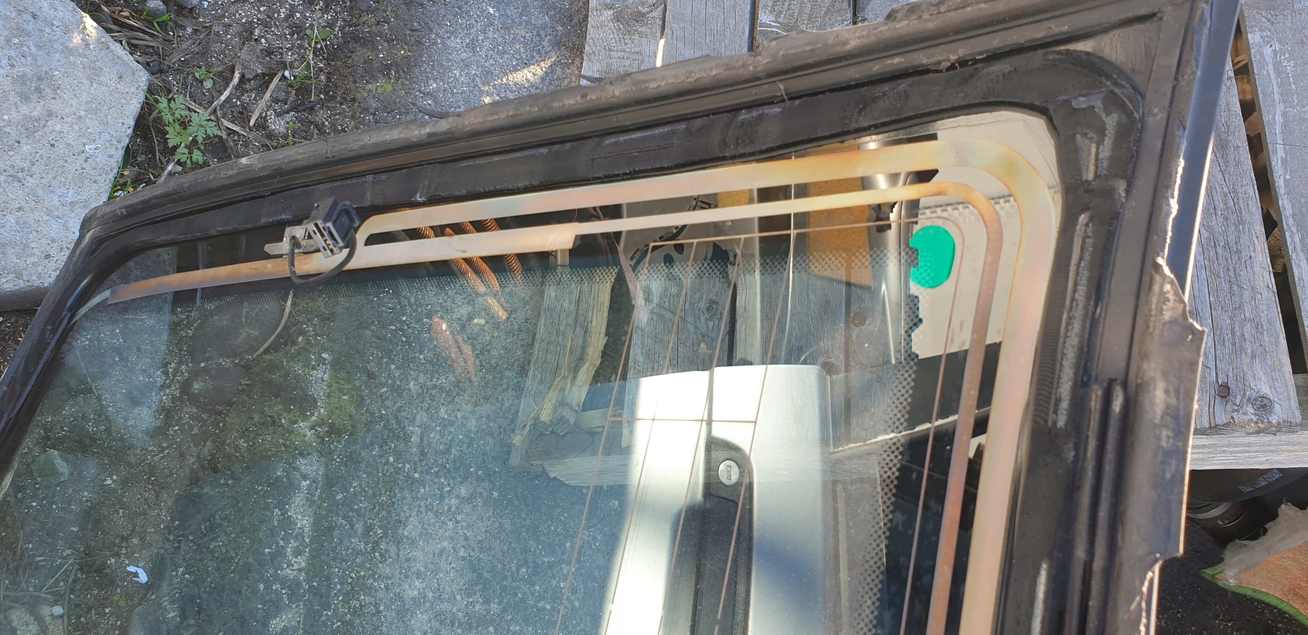 window rear rear part MERCEDES S W221 original AS2 SUNGATE DOT18 M417A