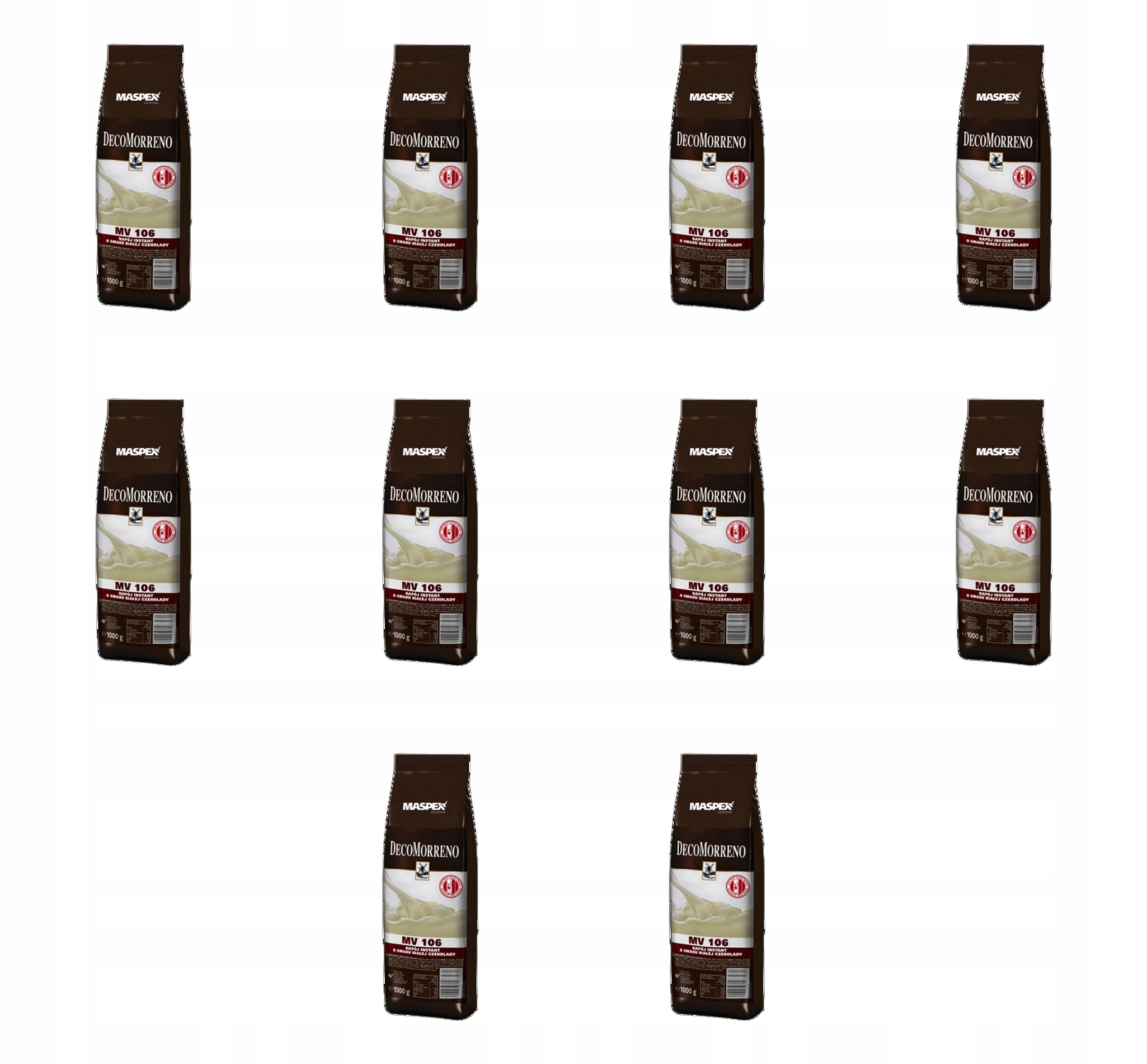 DecoMorreno Instantní nápoj s příchutí bílé čokolády MV 106 1000 g X10