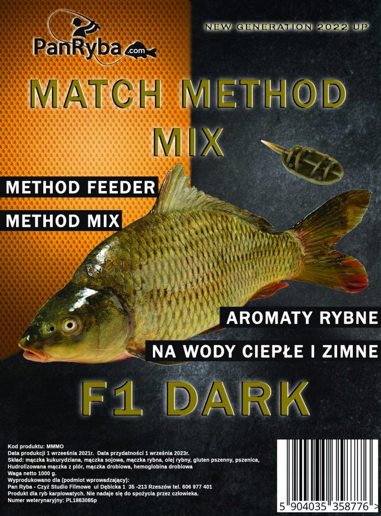 Zanęty Method Feeder Method MIX F1 Dark
