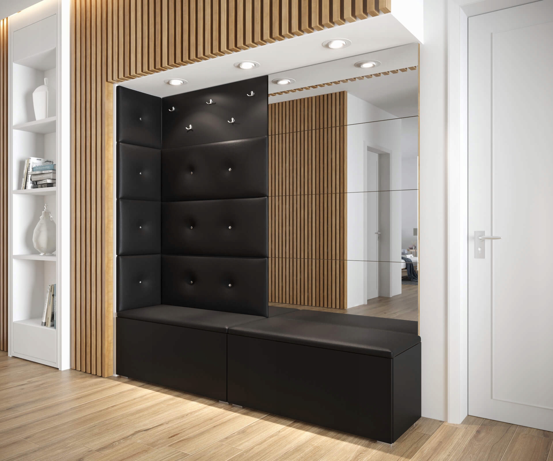 

Garderoba Do Przedpokoju Lustro Wieszak Smart GF80