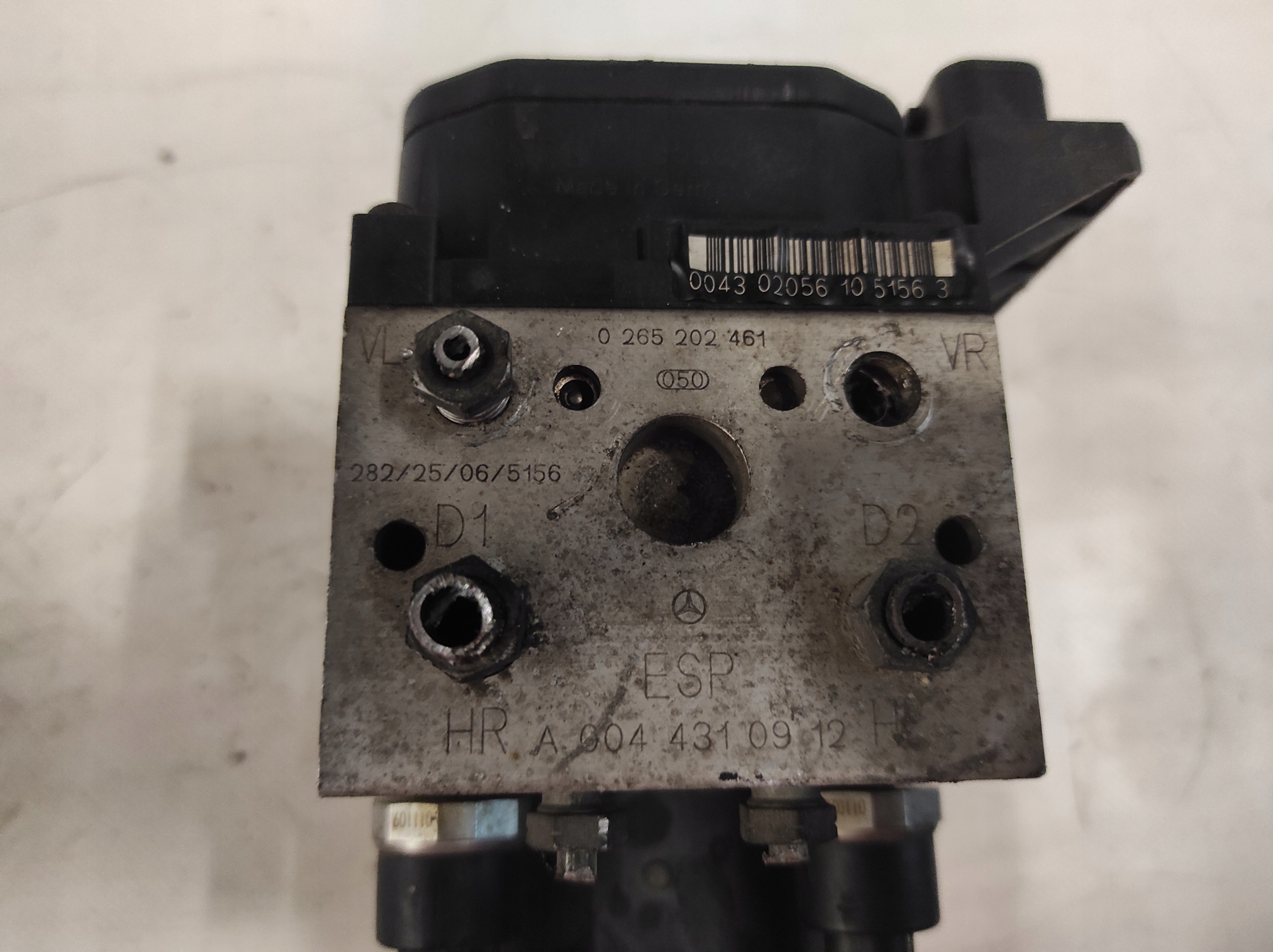Mercedes VANEO 0265202461 0044310912 Pompa ABS
