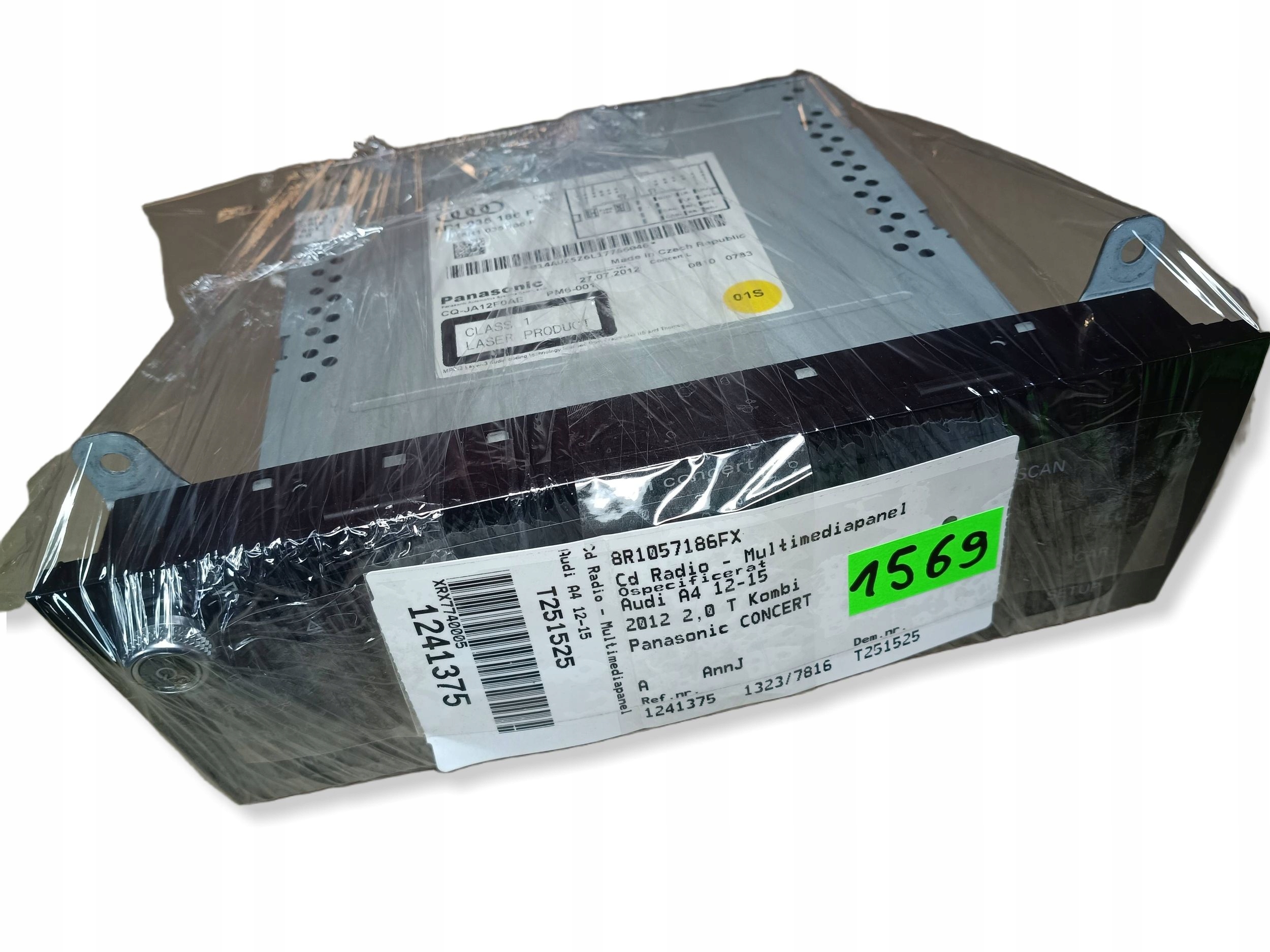 RADIO CD SD Audi A5 8T 8F 8R1035186F