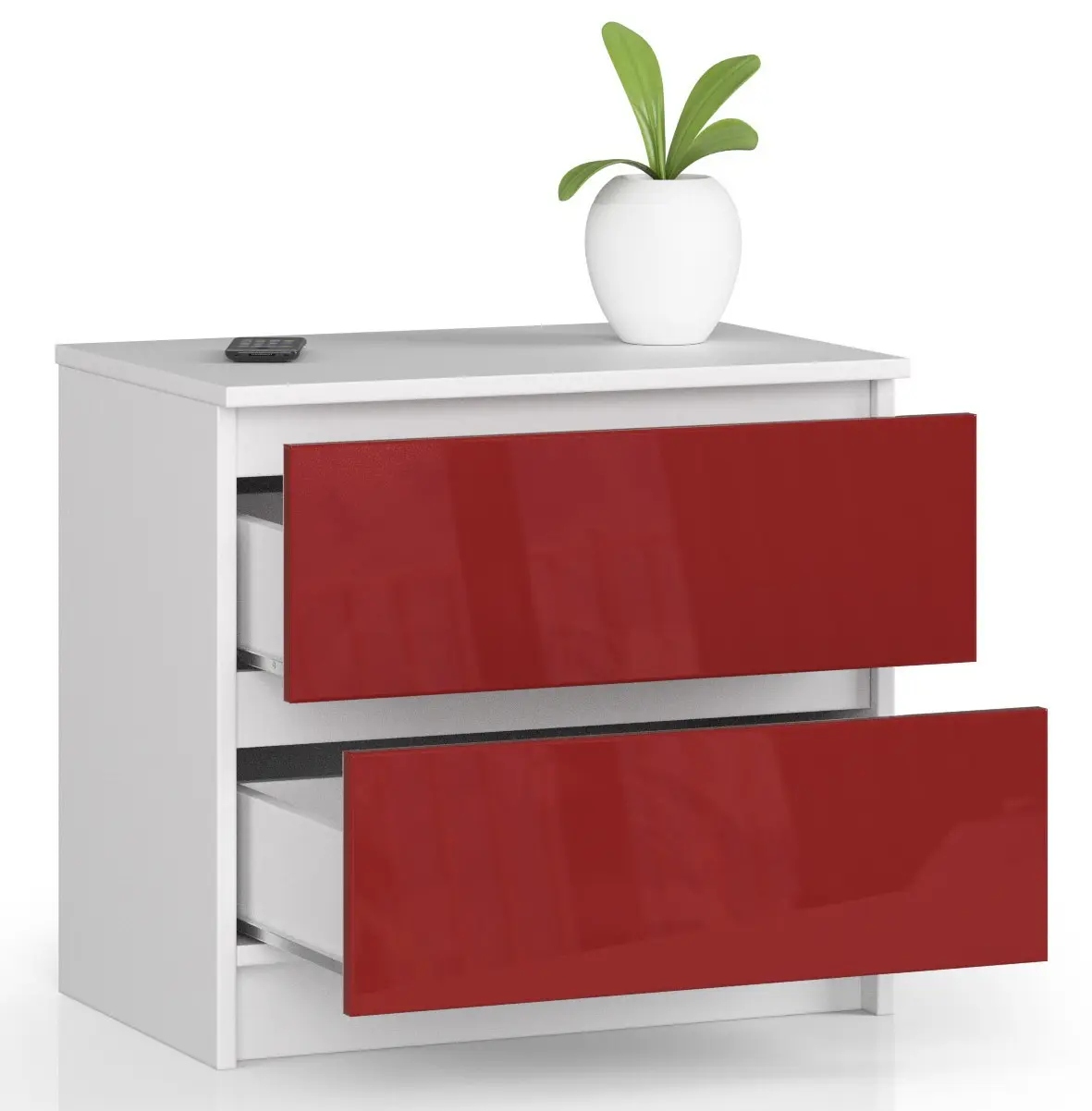 SZAFKA NOCNA KOMODA STOLIK SZUFLADY POŁYSK 60 cm Marka VMP