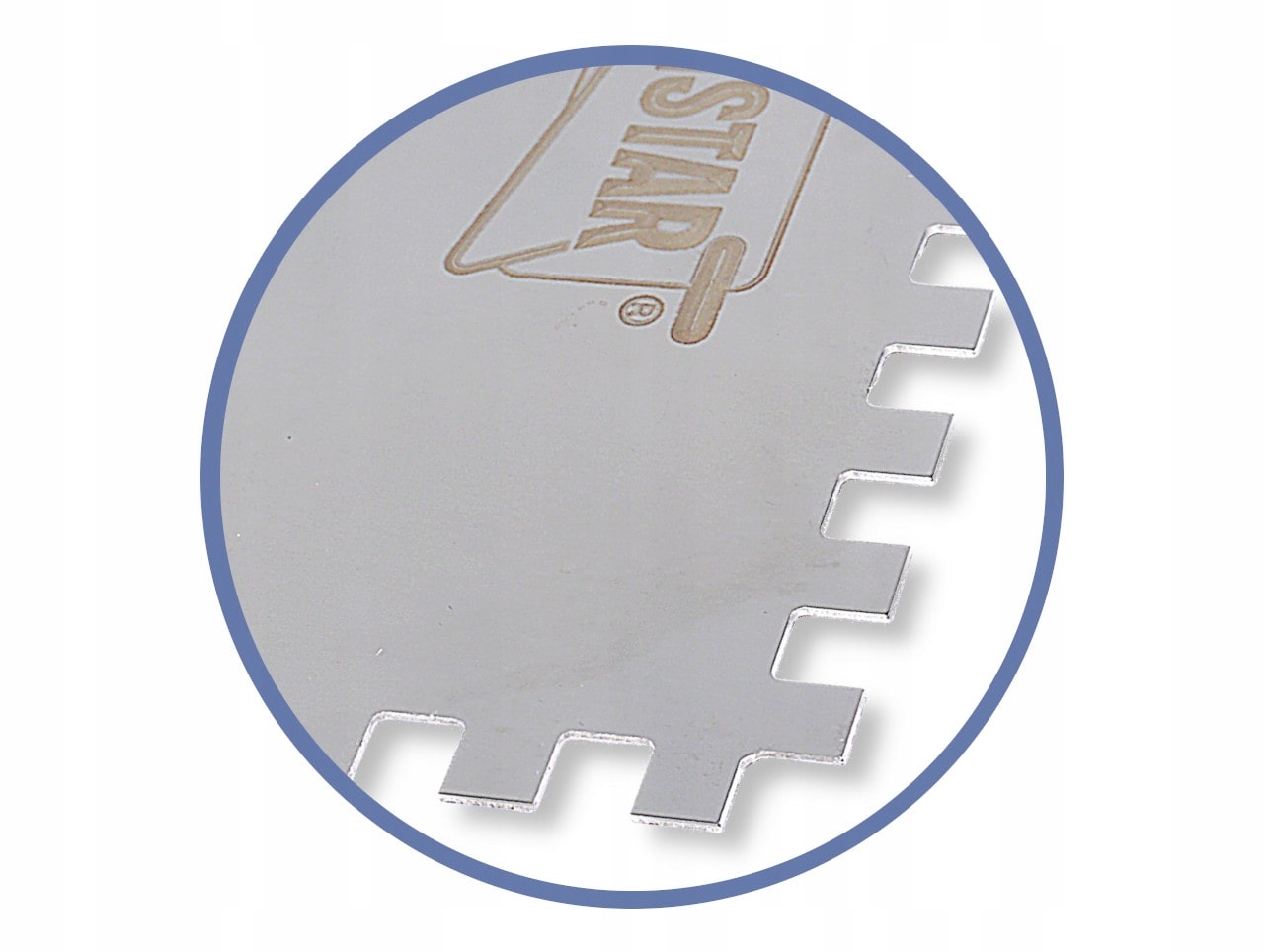 PACA NIERDZEWNA ZĘBATA 128x380 MM ZĄB 6x6 MM UCHWYT DREWNIANY INSTAR 5506 Typ paca