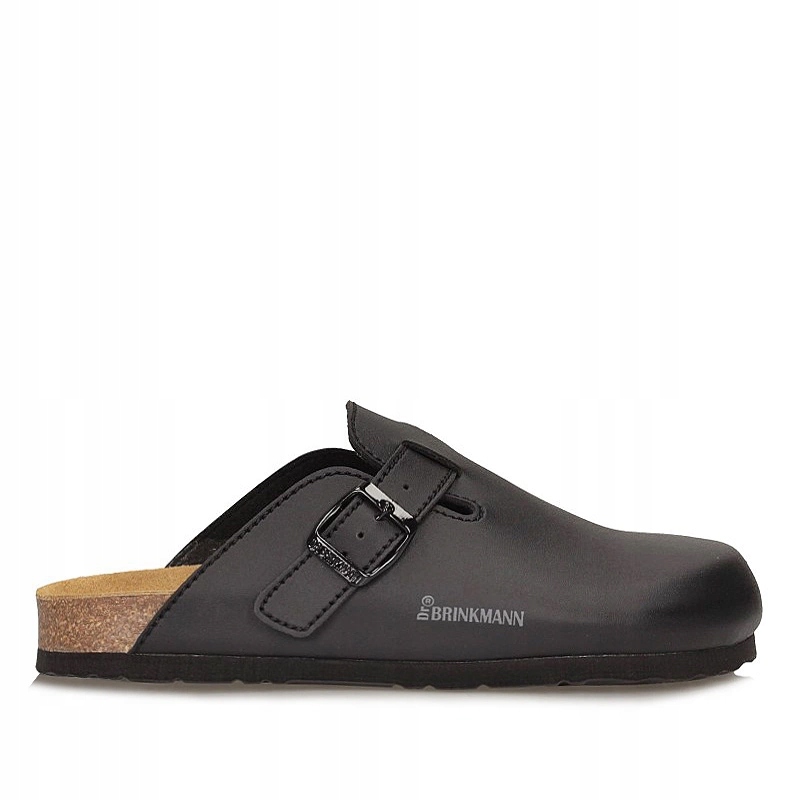 Dámské/Pánské Nazouváky Dr. Brinkmann 600140 -01 černé s koženou stélkou