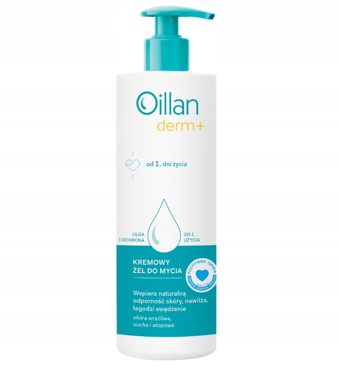 Oillan Derm+ Kremowy żel do mycia 400 ml