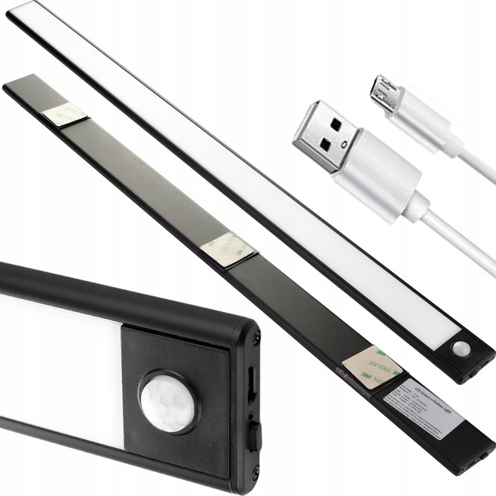 

Lampa Led Cct Listwa Oświetleniowa 60cm Pir magnes