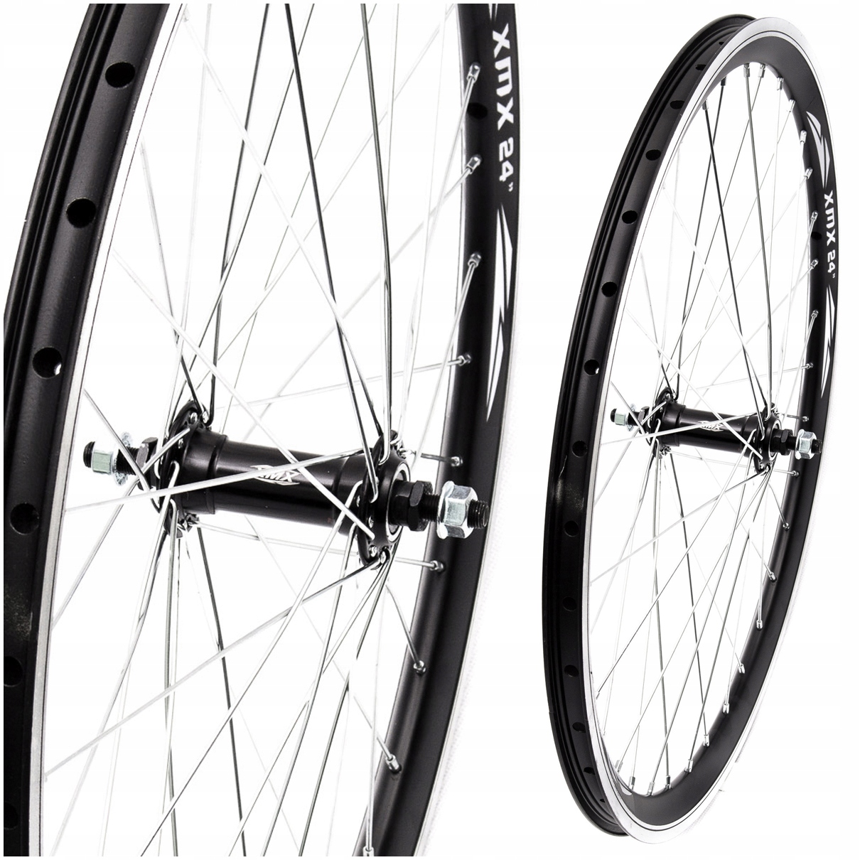 KOŁO ROWEROWE PRZEDNIE OBRĘCZ STOŻEK 24"