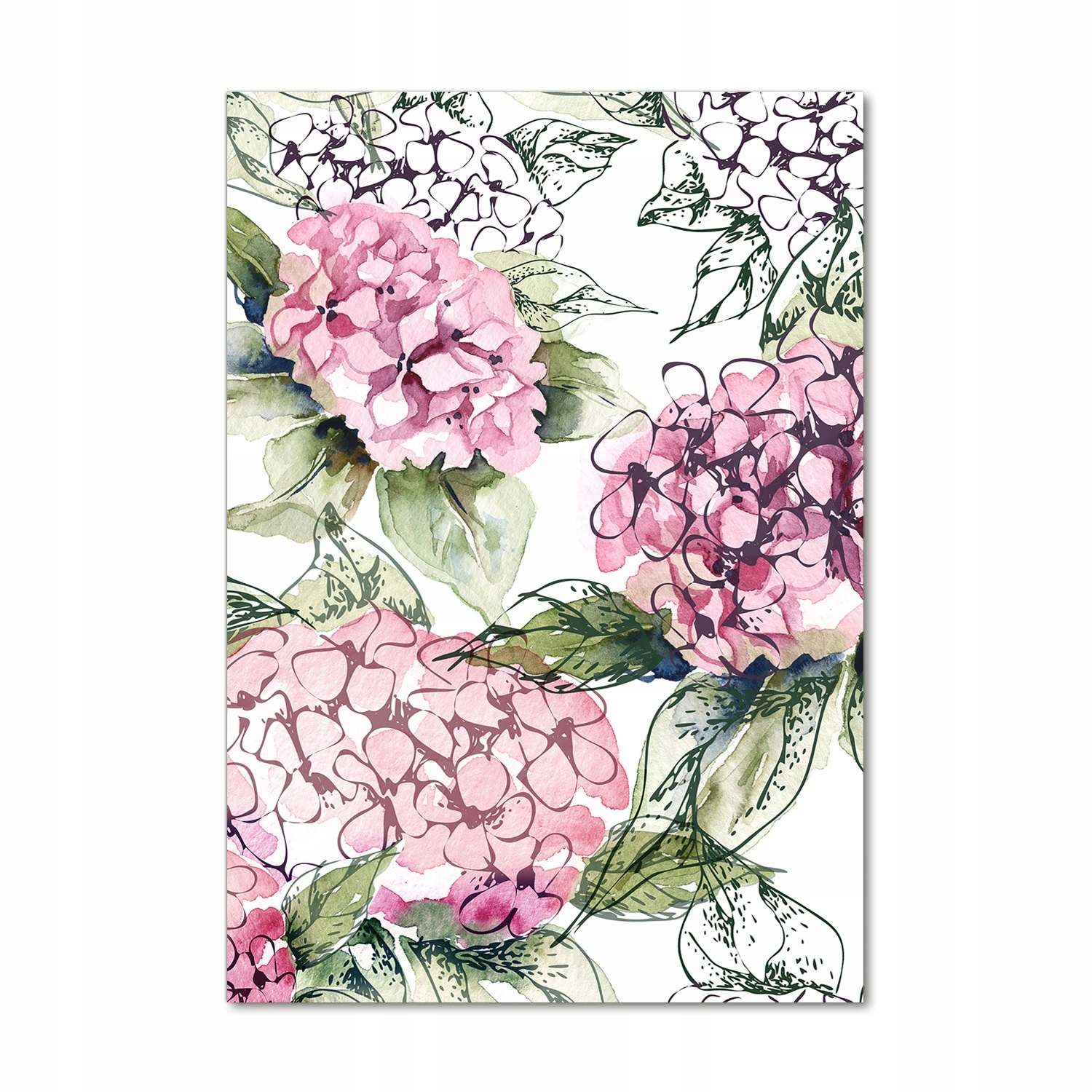 

Foto obraz akrylowy na ścianę Hortensja 70x100cm