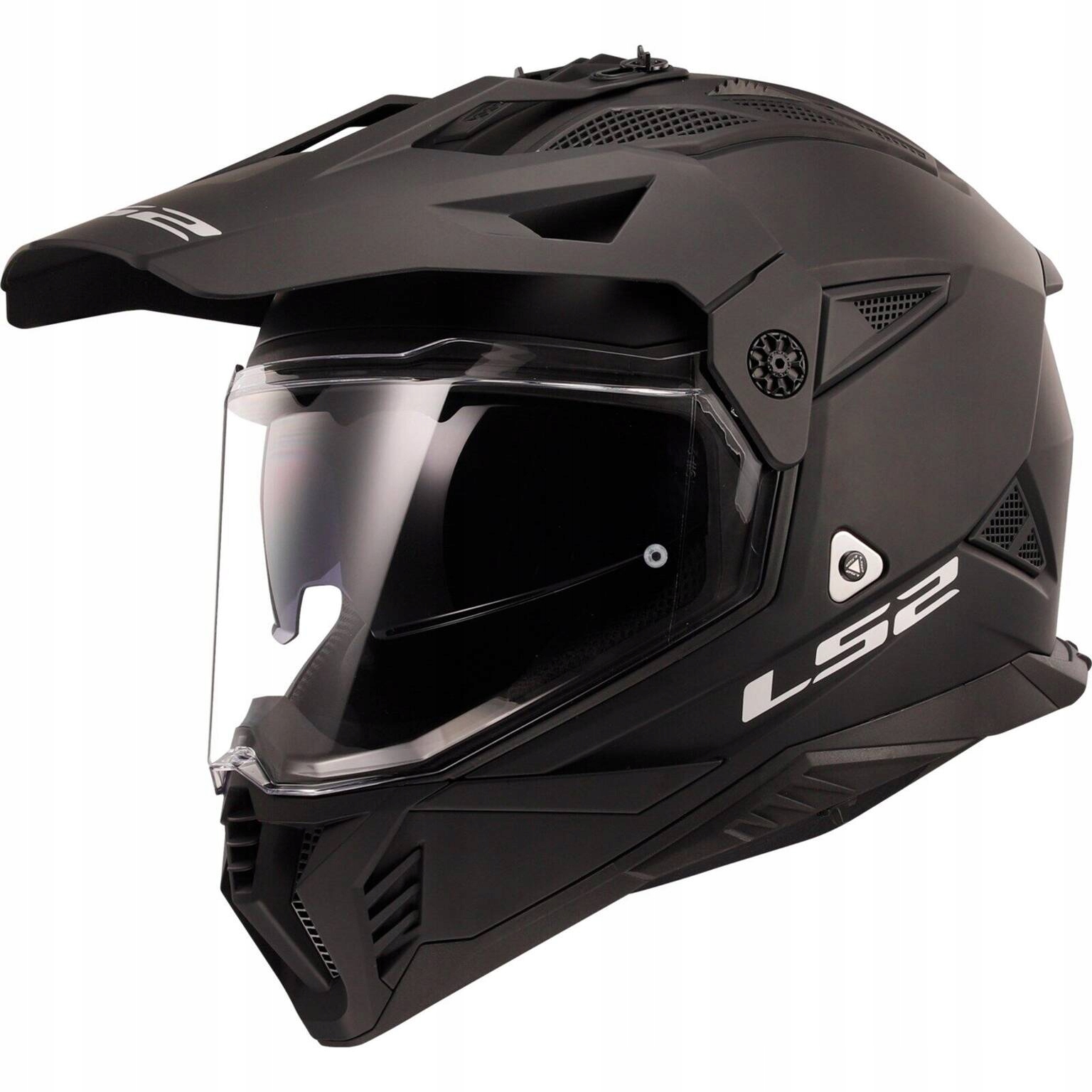 Motocyklová prilba/štvorkolka s dvojitým sklom LS2 MX702 Pioneer II Matt Black 06 3XL