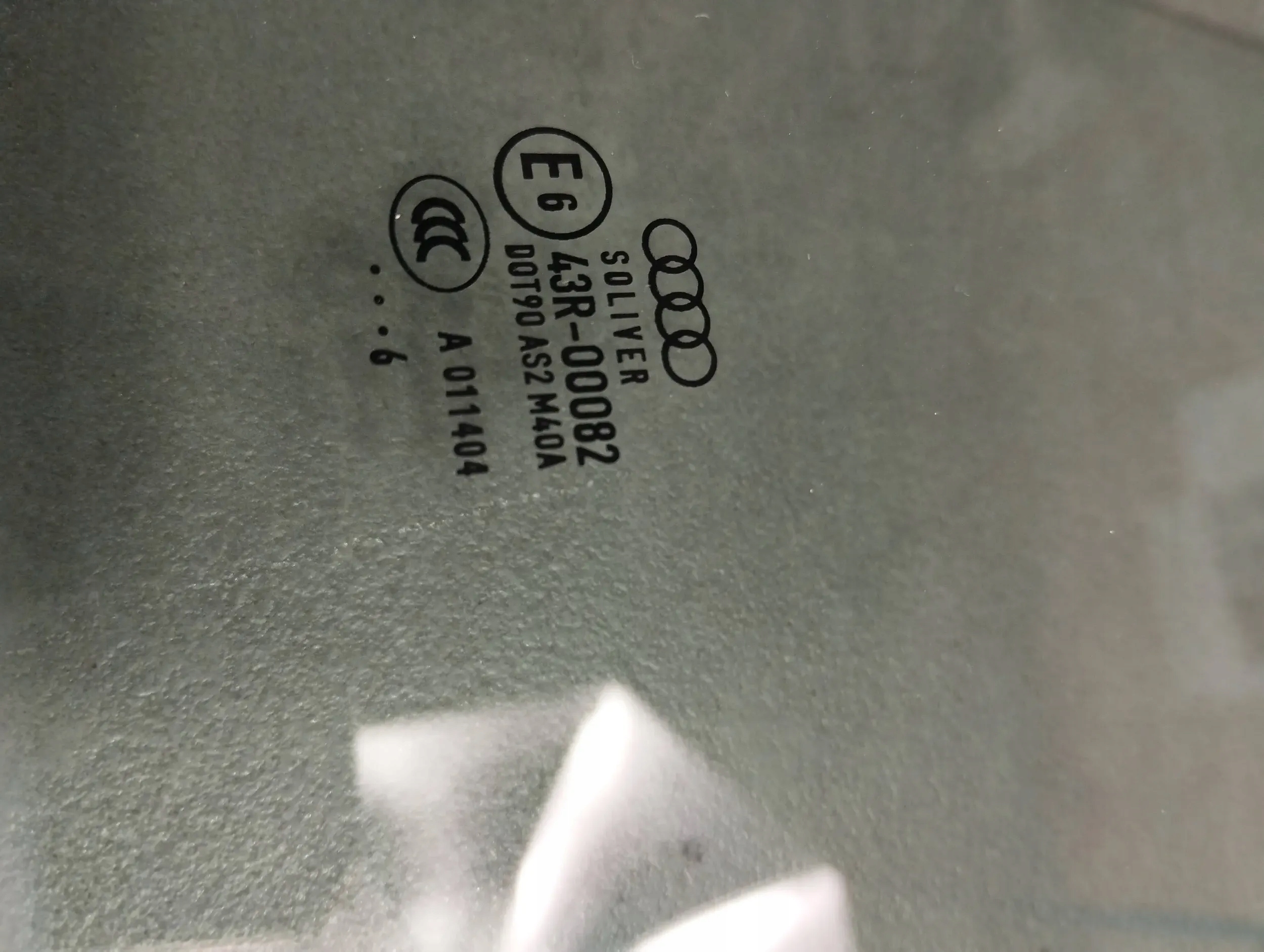 Audi A5 Sportback 8T window left rear part 2016