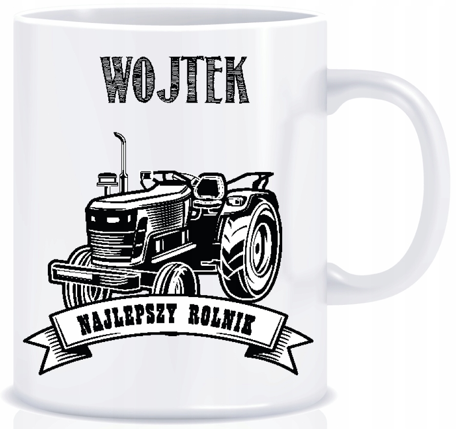 

Kubek ciągnik traktor na prezent + imię 330ml