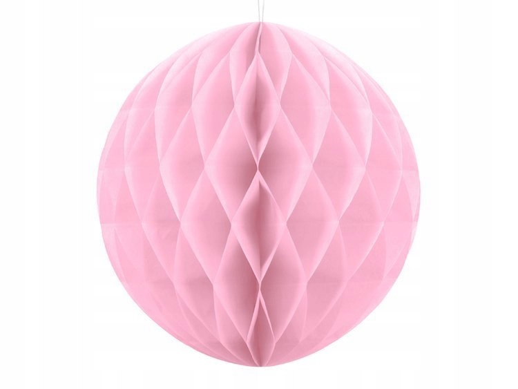

Kula Bibułowa Jasny Róż 30 CM Urodziny Dekoracja