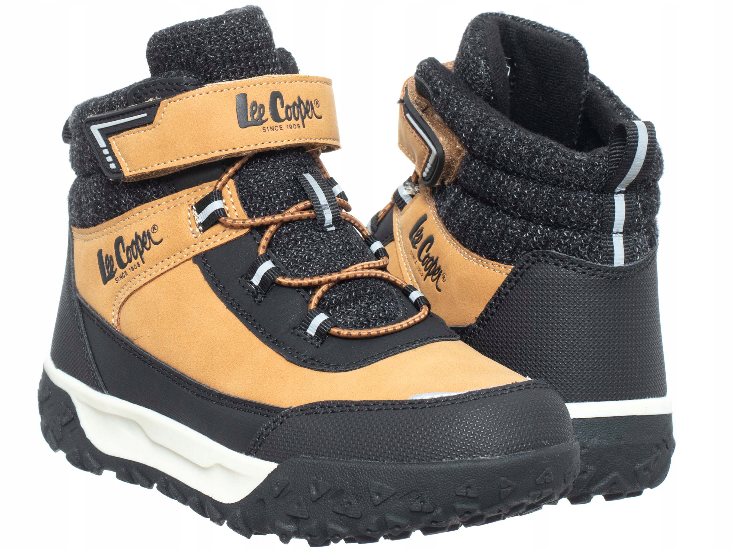 Lee Cooper Buty Dziecięce LCJ-25-01-3757K botki zimowe chłopięce śniegowce