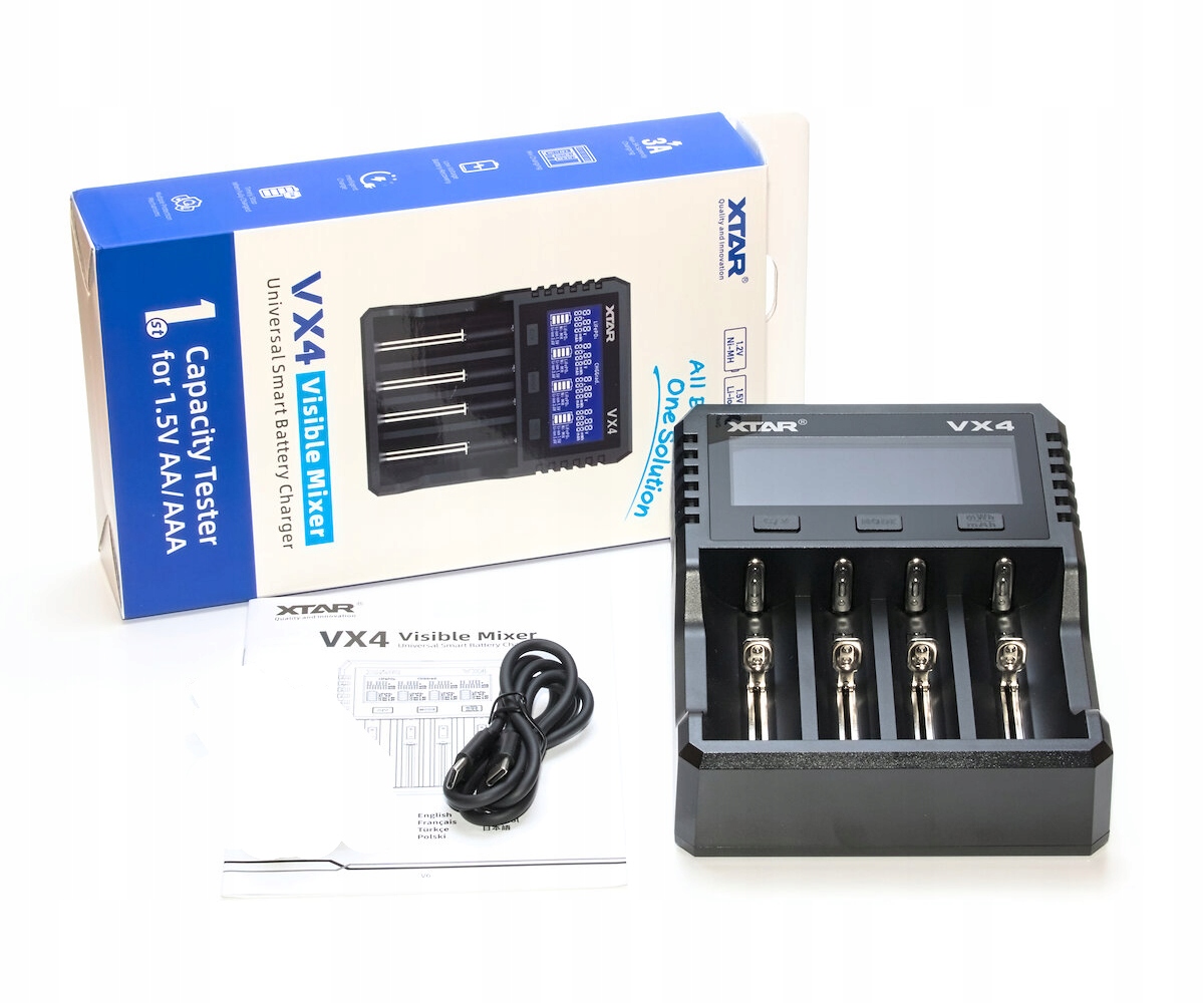 Ładowarka Xtar VX4 V2 18650/32650 Li-ION/ Ni-MH, 4 kanały