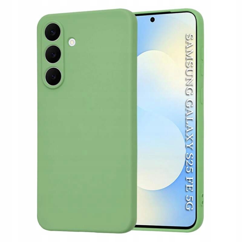 Techsuit Etui SoftFlex do Samsung Galaxy S25 Fe – miętowozielone