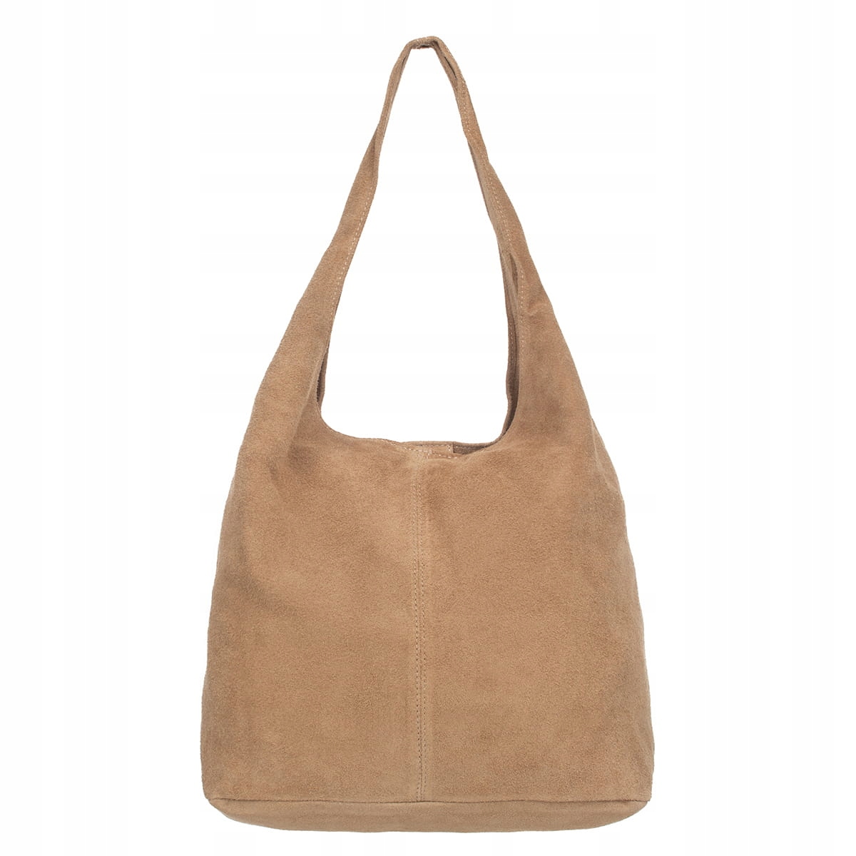 Kožená taška Vera Pelle Rossina Semišová Béžová