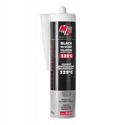 

Uszczelniacz silikonowy czarny 329° C 290g