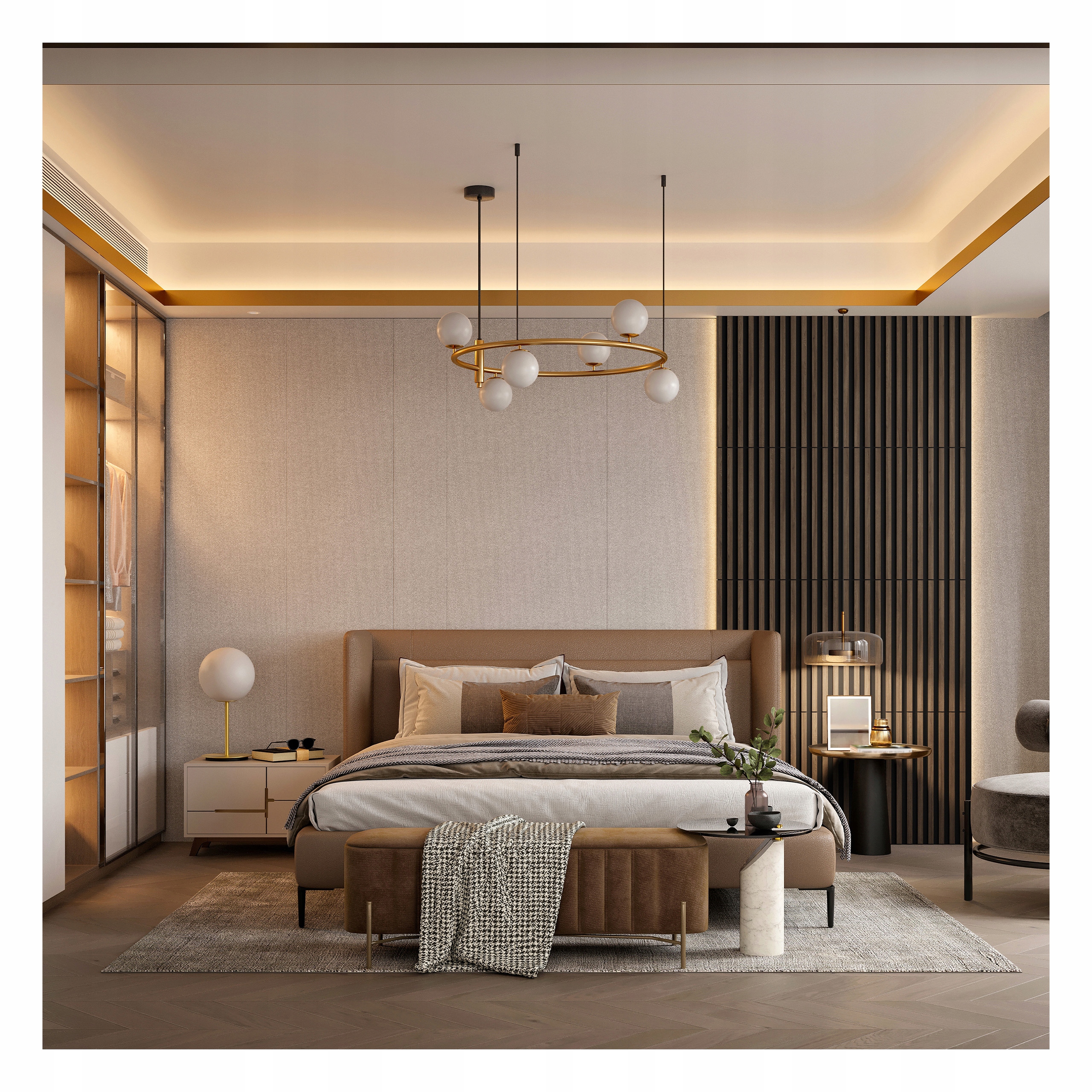 Lamele ścienne na płycie akustyczne 12szt 60x60cm 0,36m2 panele dekoracyjne Marka Stegu