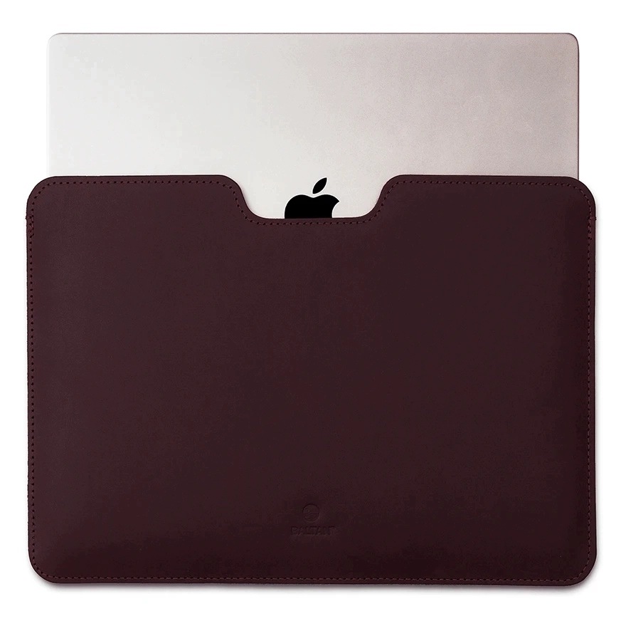 Etui Pokrowiec MacBook Air 13 M2 M3 M4 M5 13 Pro Neo skóra Baltan burgund