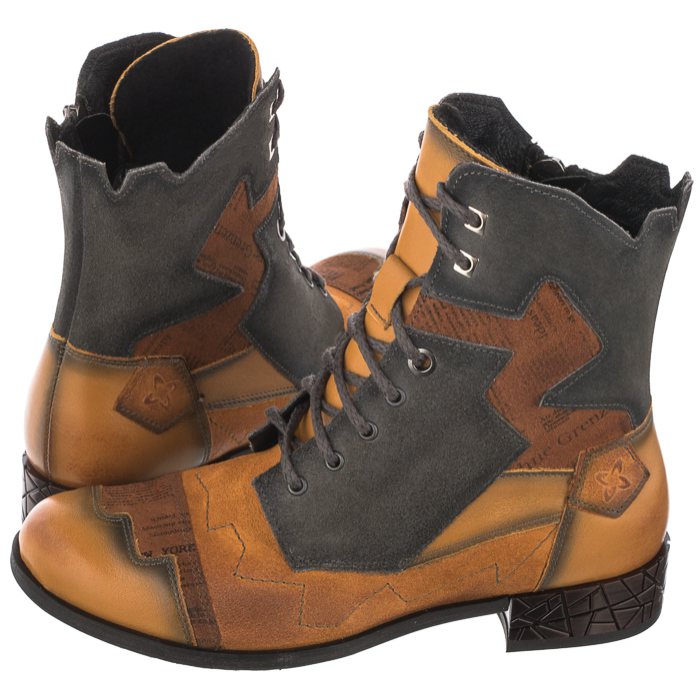 

Buty Damskie Trzewiki Maciejka Brązowe 04625-07