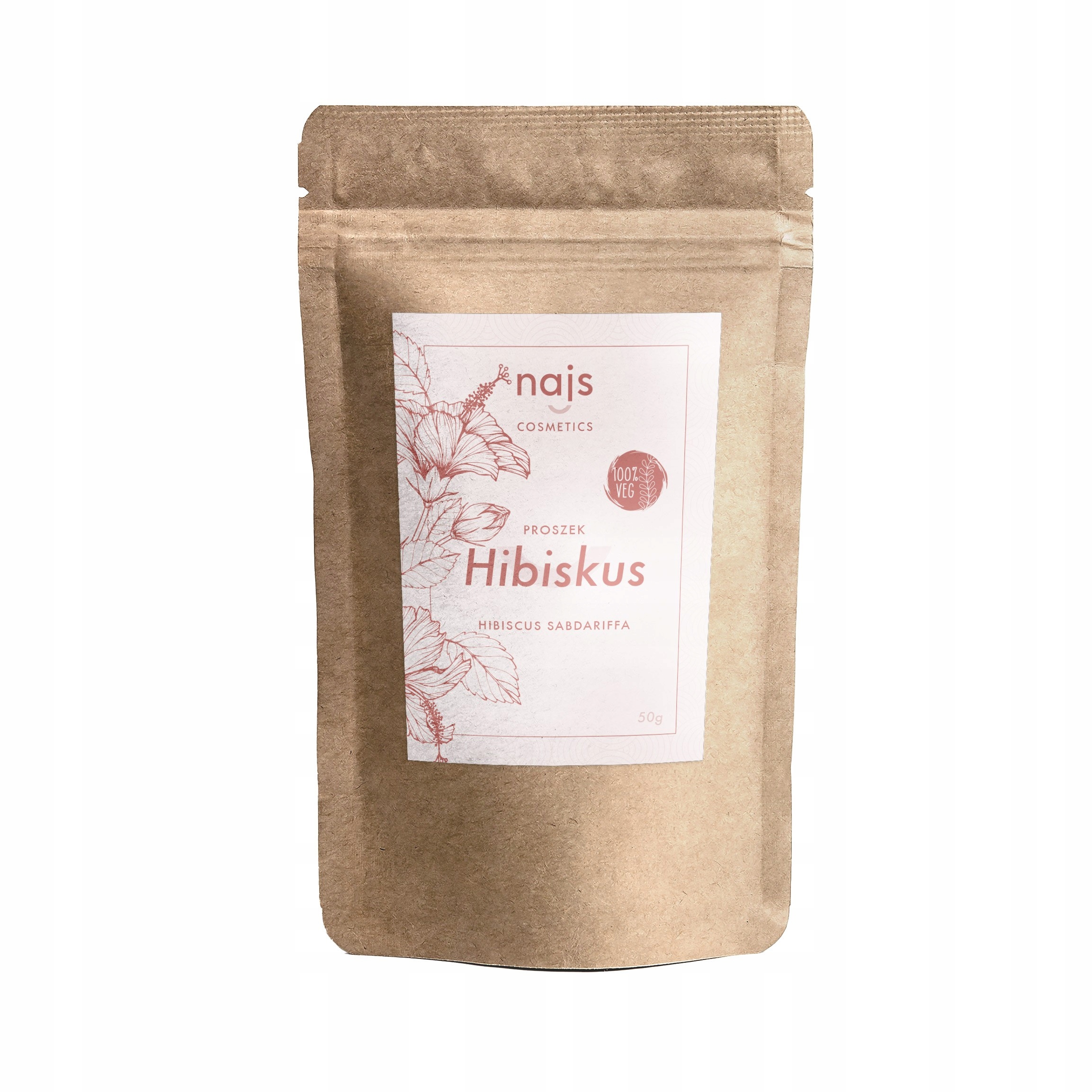 

najs hibiskus proszek hibiscus 50g