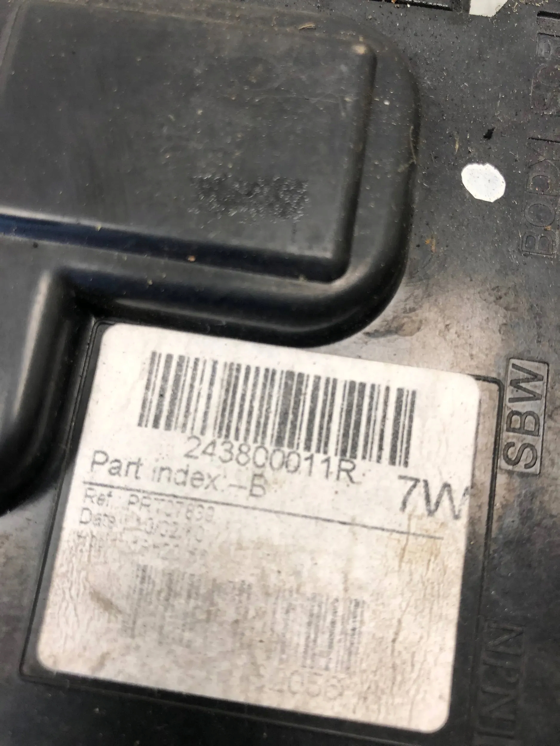 modulo per batteria RENAULT SCENIC III 243800011R