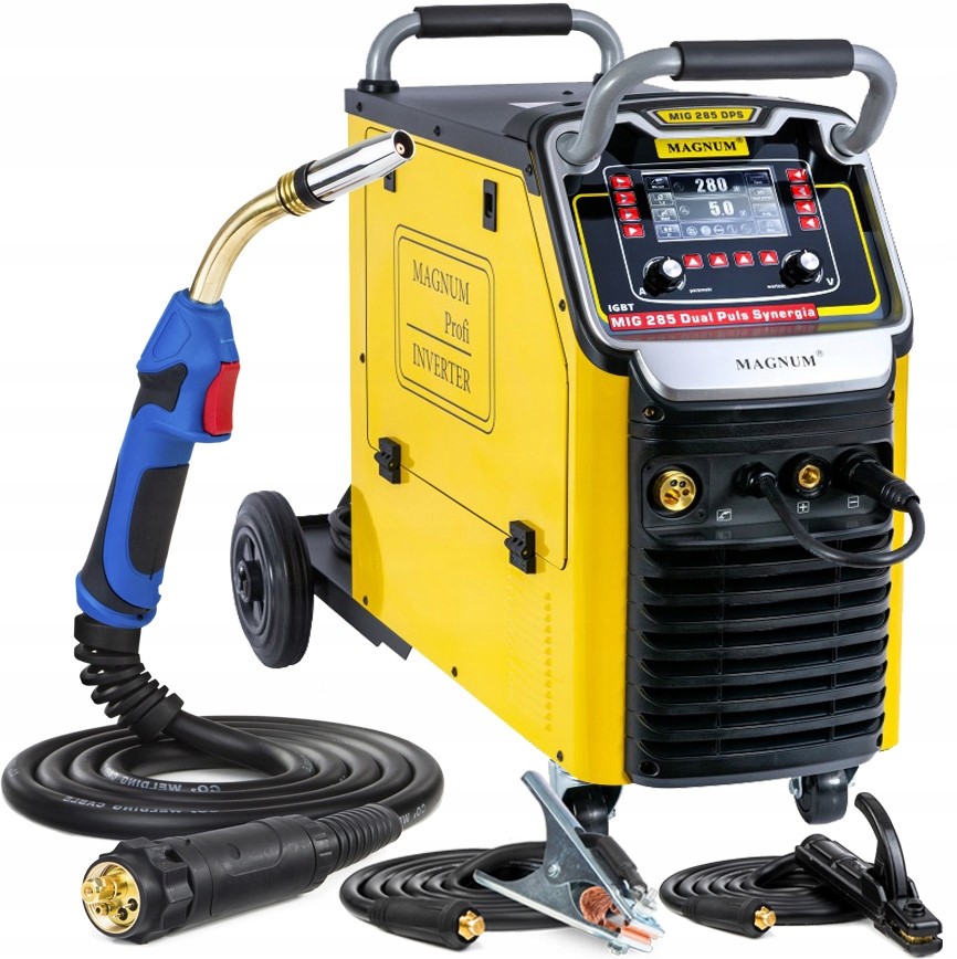 Spawarka Inwertorowa Inwerter Mig Mag Mma Magnum 280A Dual Puls Igbt Spot