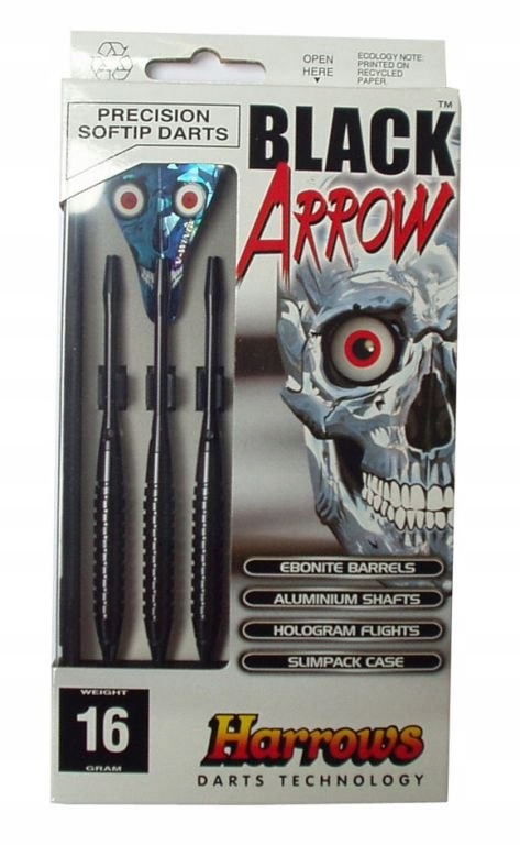 Harrows Soft Black Arrow 14g