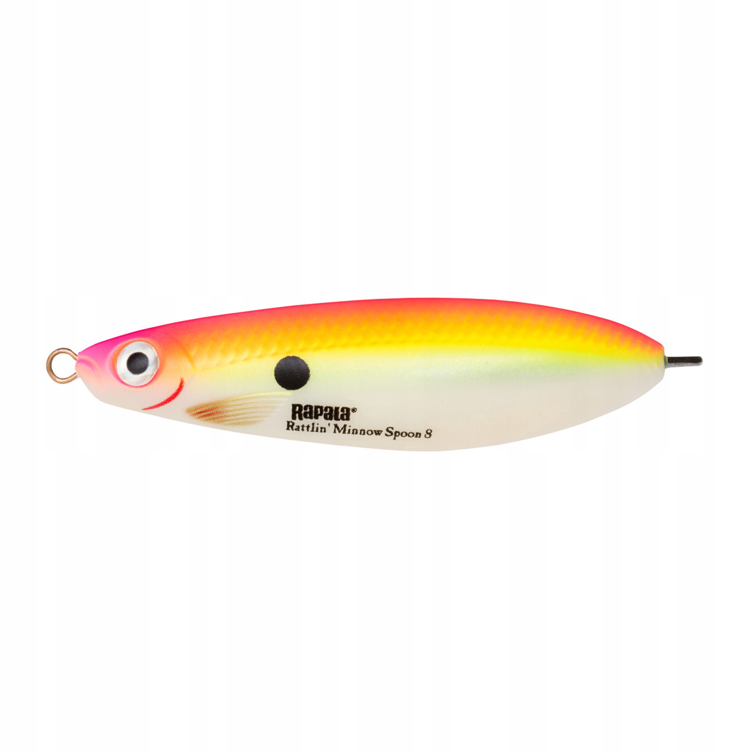 Wobler tonący Rapala Rattlin Minnow Spoon 8cm 16g Psu 1szt. z grzechotką