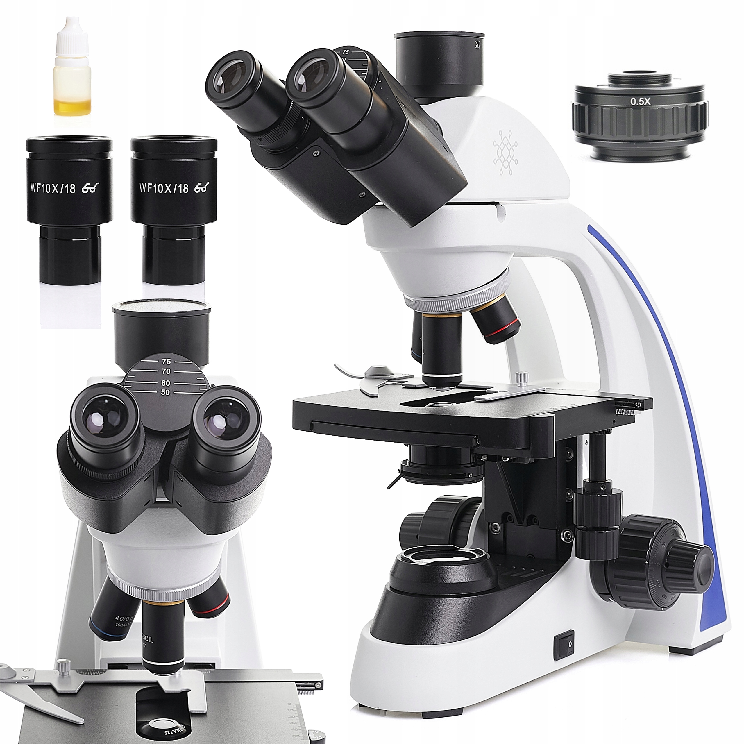 Stereoskopický Biologický Mikroskop Btc Pro 1000X Techrebal Hq