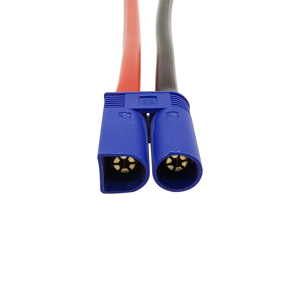 EC5 FEMALE męska -z kablami 10AWG 15cm