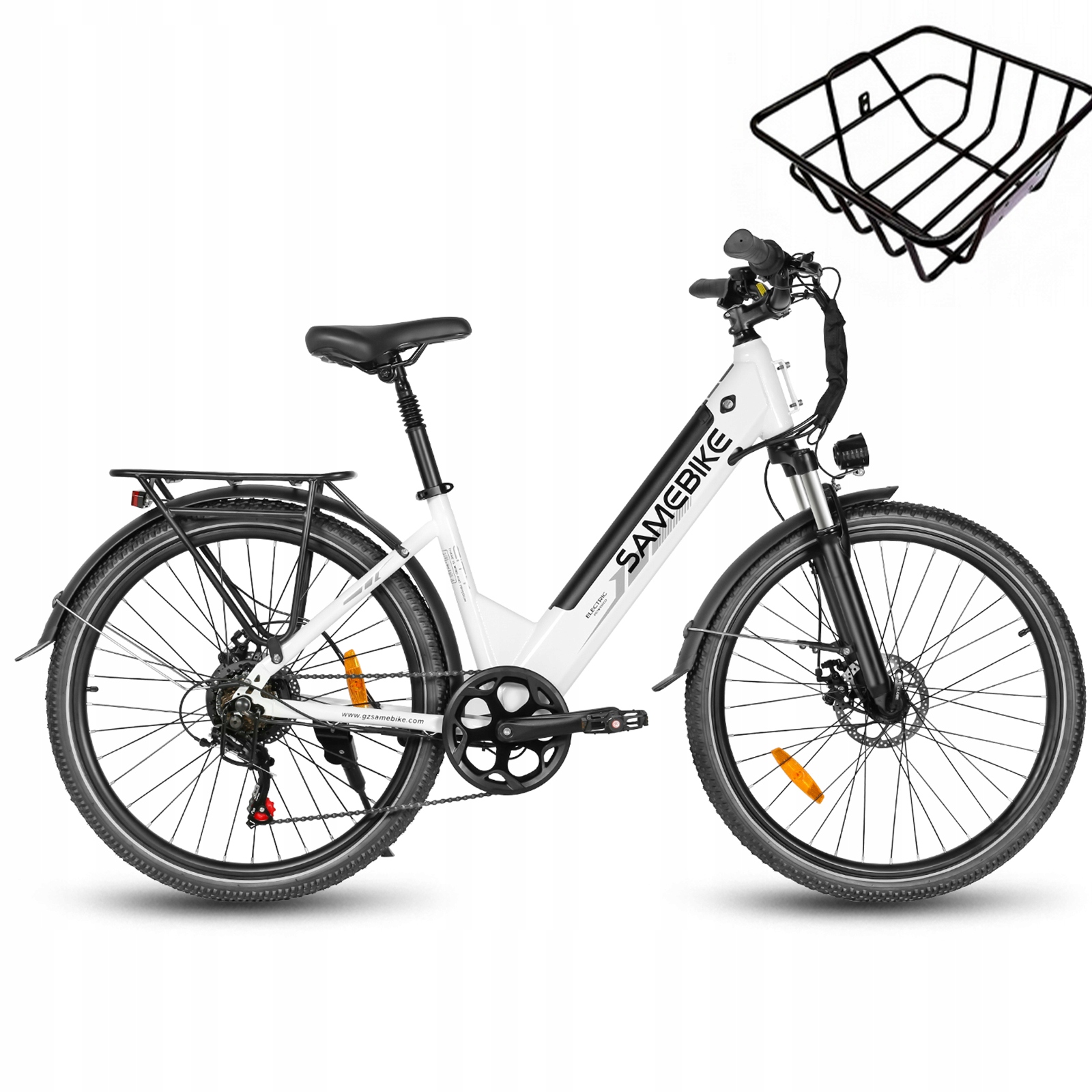 2025 Novinka Samebike RS-A01 Pro Elektrokolo 500W 35KM/H 90KM 15Ah 26*2,1"