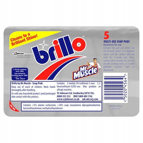 

Mr Muscle Brillo multifunkcyjny czyścik 5szt