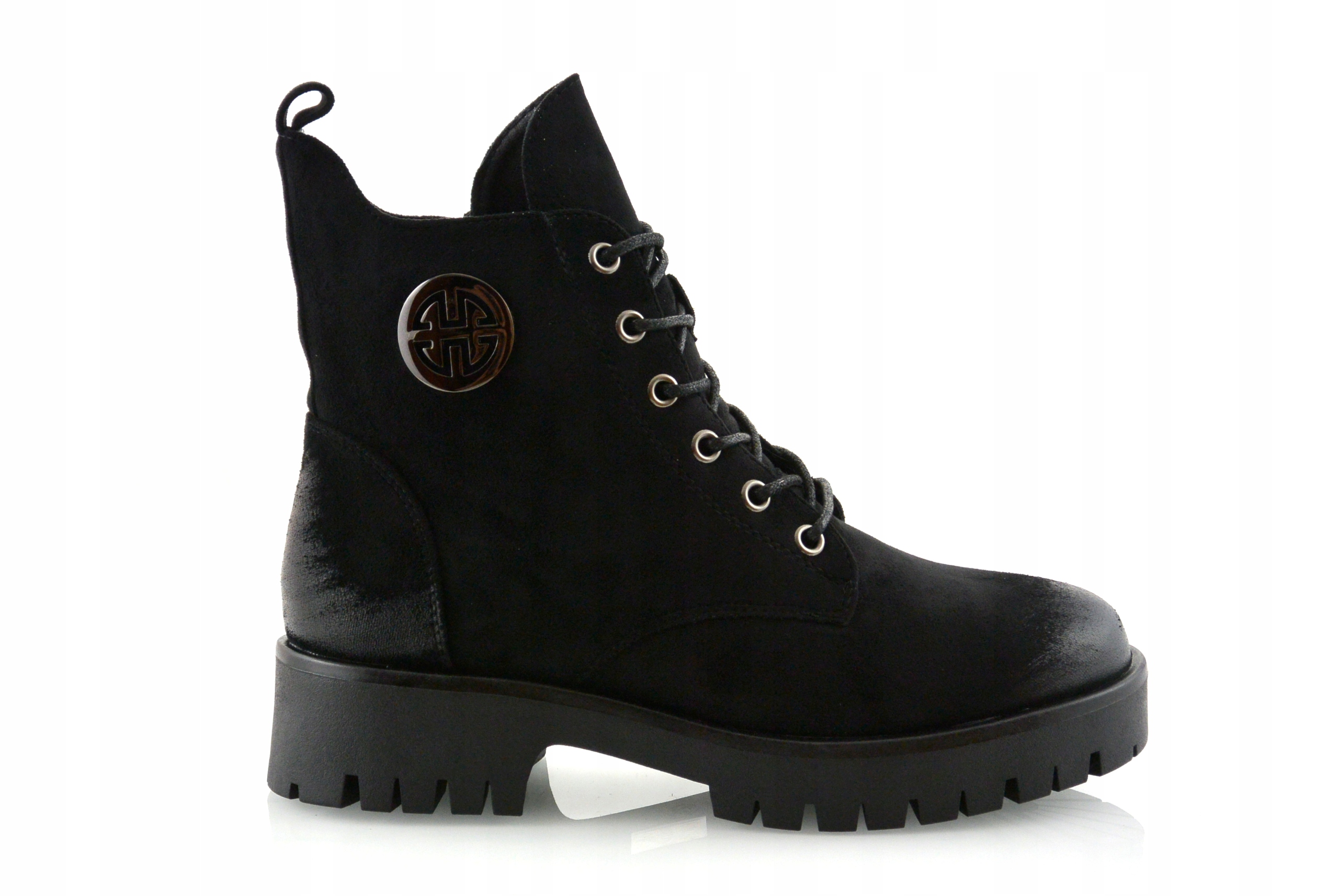 Krásné Černé Semišové Kotníkové Boty Kanady Boty 38