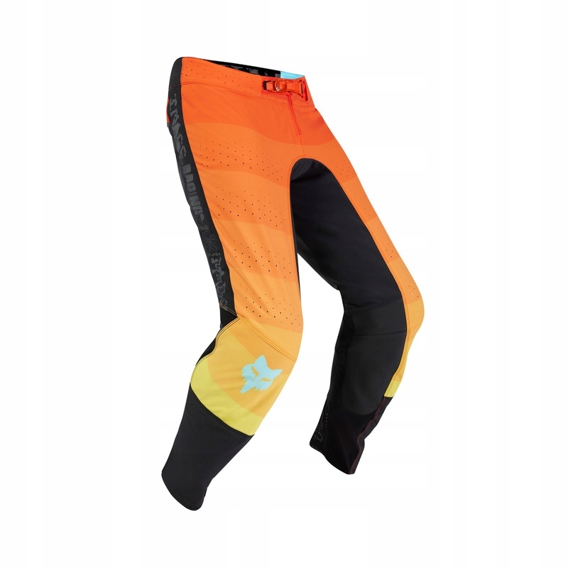 Nohavice Fox Flexair Grid Black/orange (32)