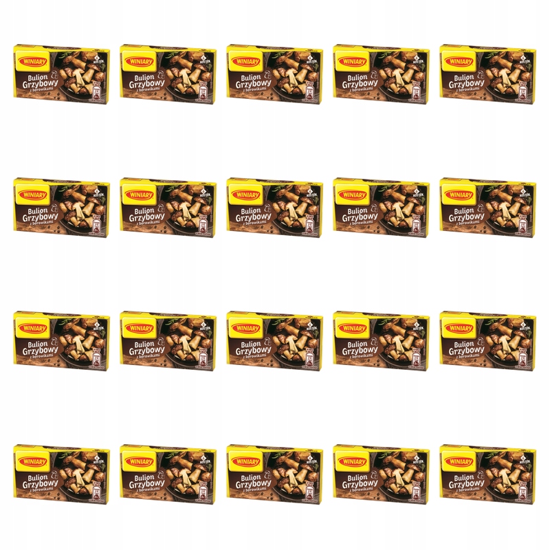 Winiary Houbový vývar s hříbky 60 g (6 kostek) X20