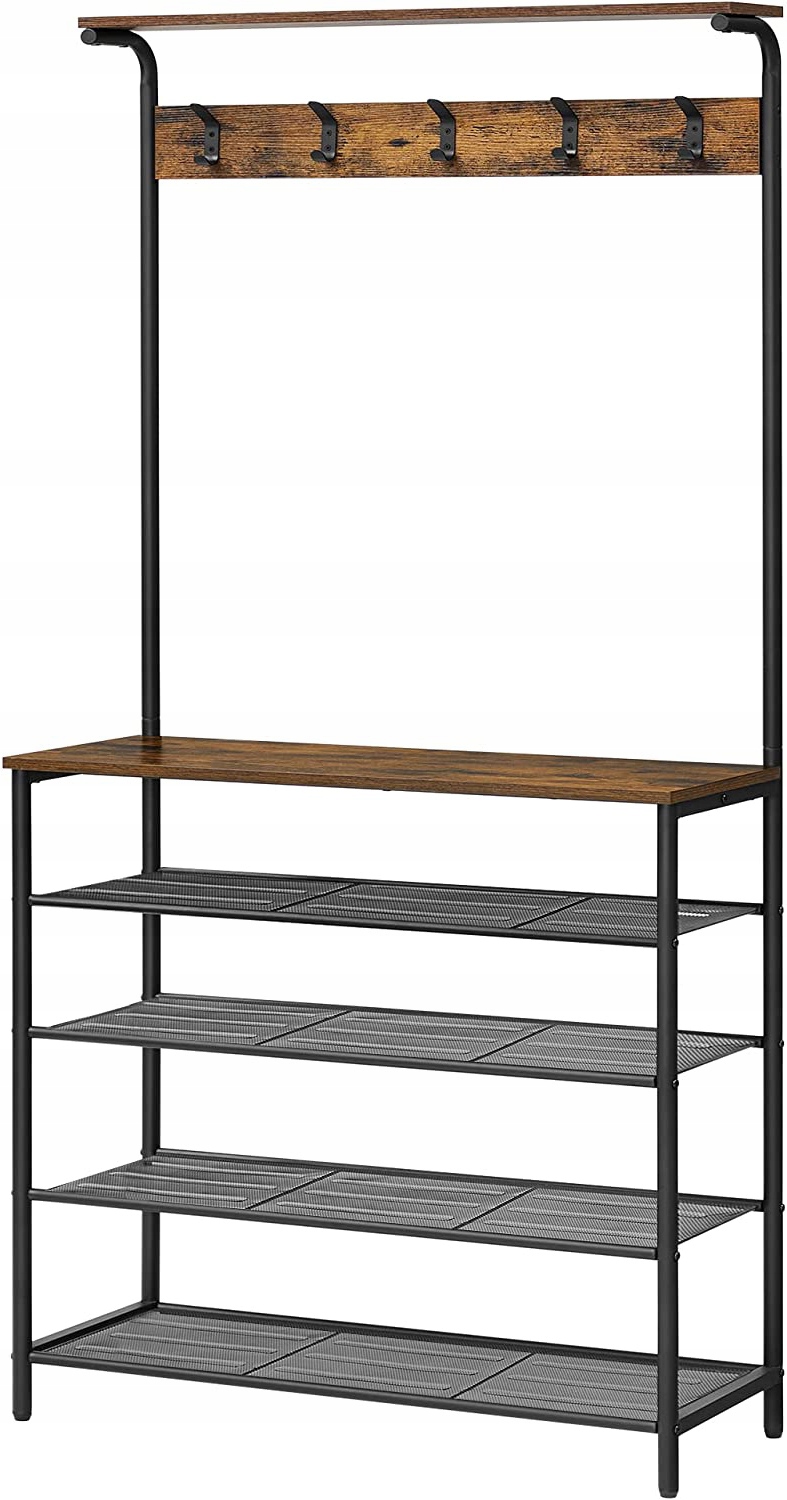 Skrinka na topánky do predsiene 183 cm, priestranná, Loft