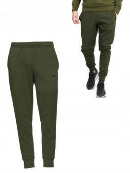 Nike pánské tepláky Nike Fleece Swoosh zelená khaki vel. S