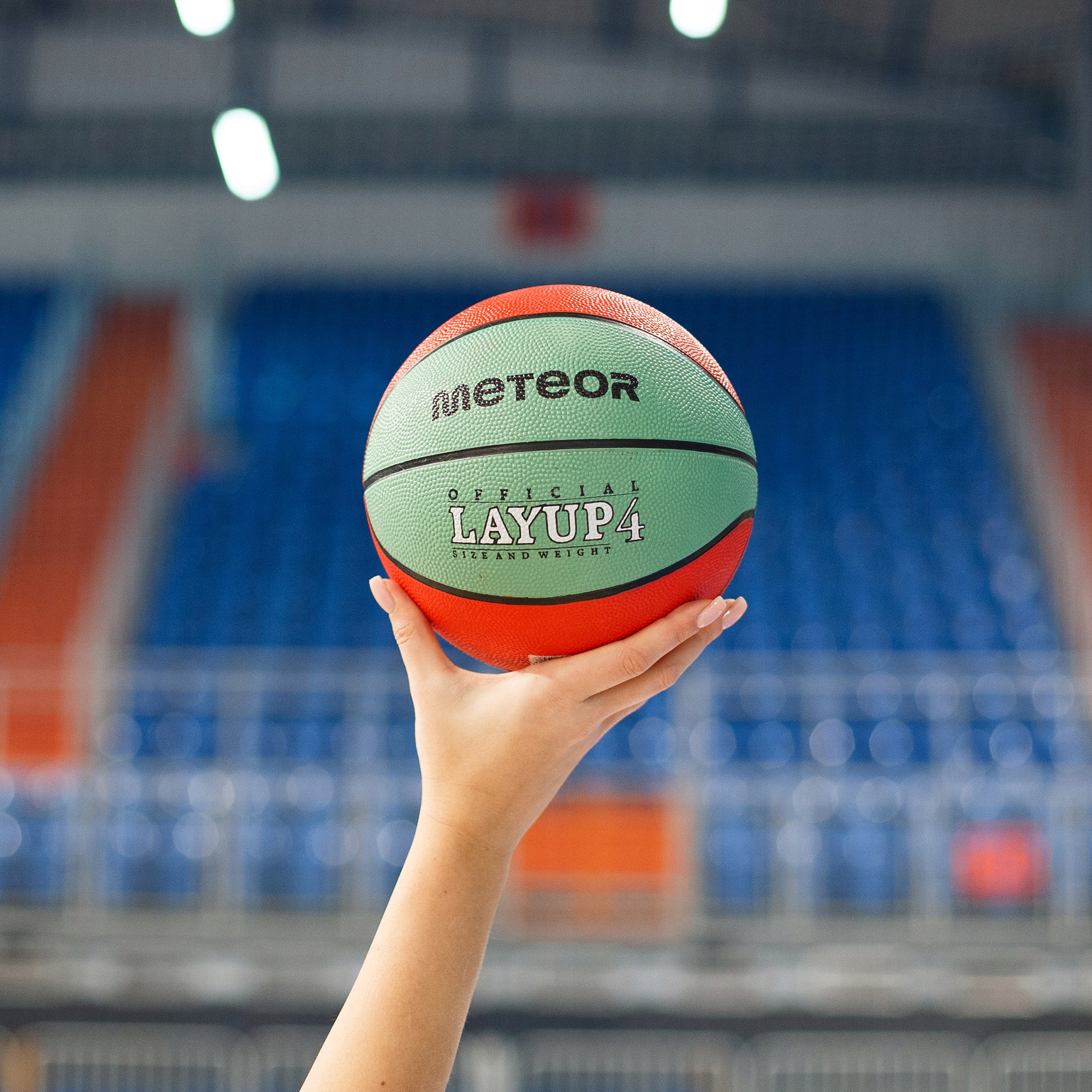 PIŁKA KOSZOWA DO KOSZYKÓWKI METEOR LAYUP DLA DZIECI 3-10 lat #4 Model Layup