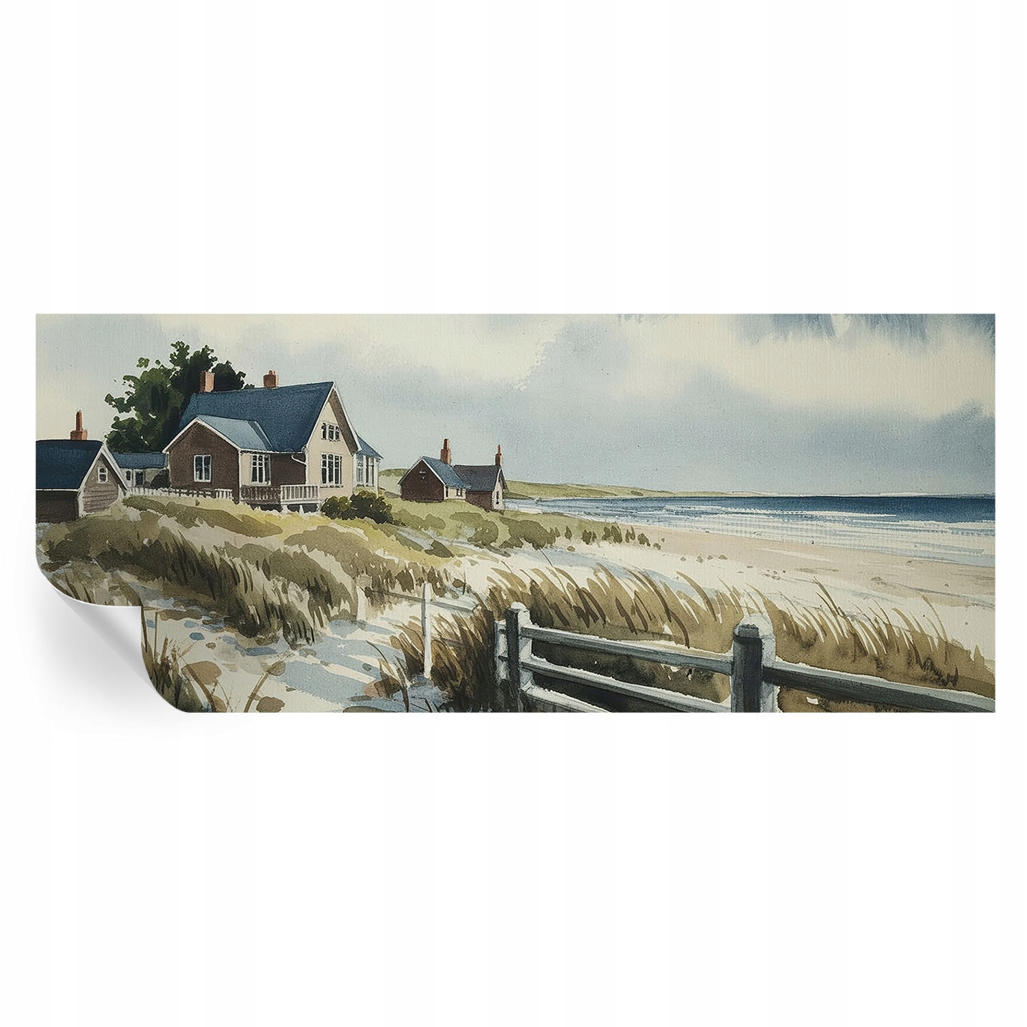 Designová fototapeta na zeď Samolepicí Plážové duny 250 x 104 cm