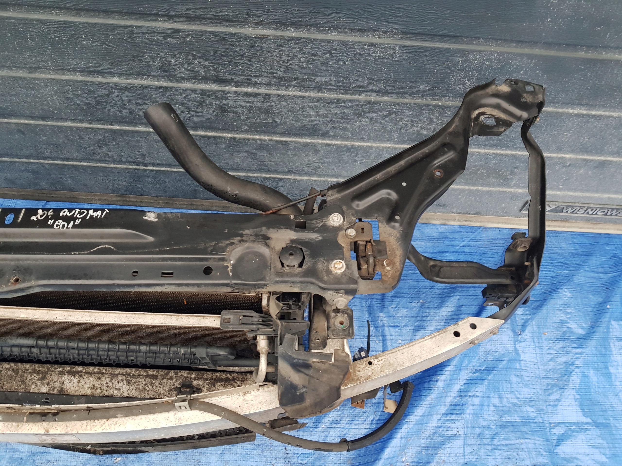 support panel for radiators radiator MERCEDES W204 2.2 CDI 651 AUTOMAT
