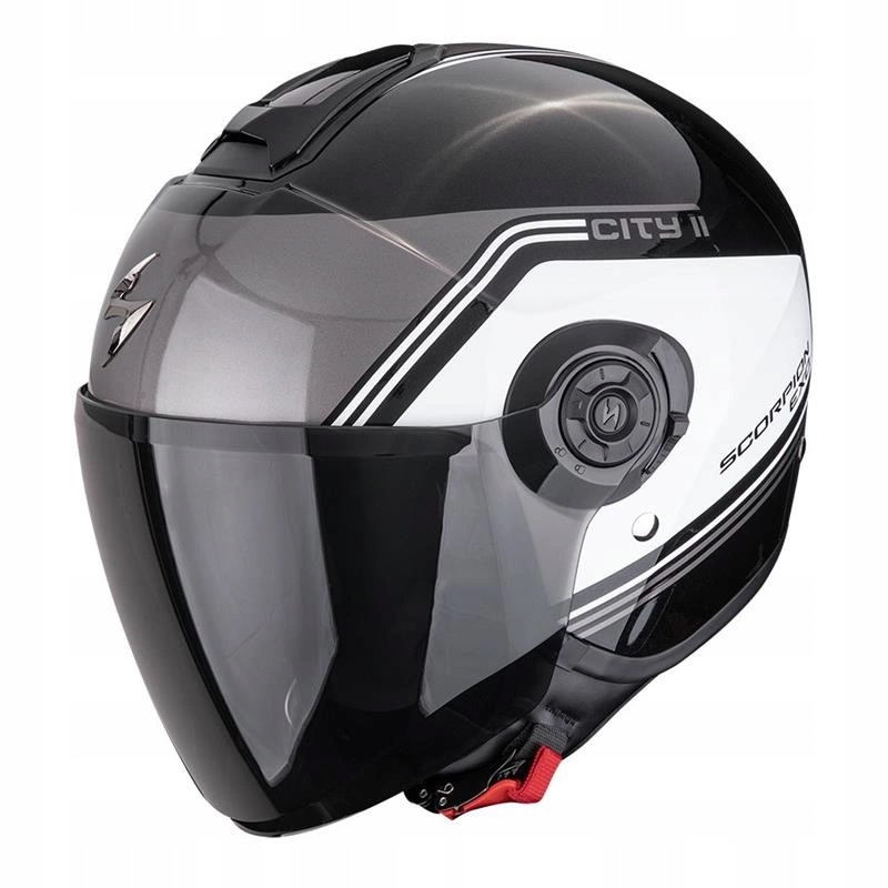 Helma Scorpion Exo-city II Vita Metal Black/white čierna biela Darčeky