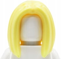 

Lego włosy figurki damskie, jasne żółte, półdługie