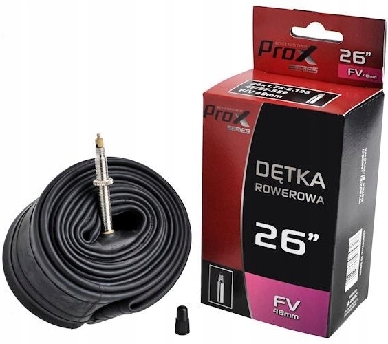 

Dętka ProX 26x1.75-2.125 Fv 48mm Presta