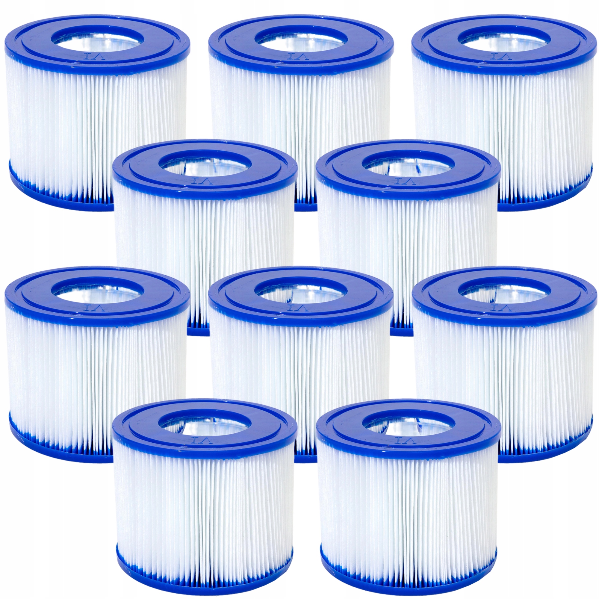 10x Filtry do pompy basenu Jacuzzi Lay Z Spa Bestway 60311 typ VI Lay-Z-SPA
