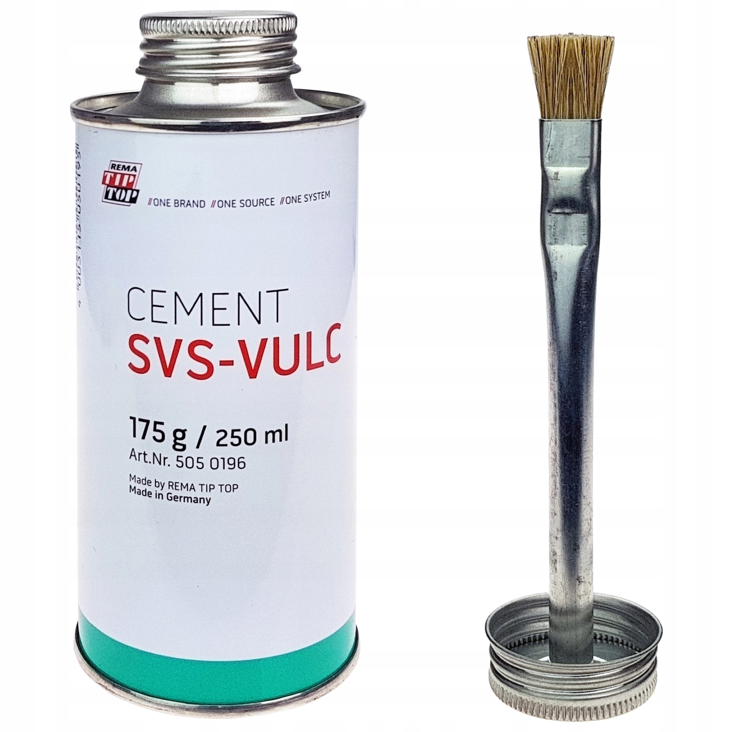 Klej Do Łatek Dętek Svs-vulc 250 ML Rema Tip Top Z Pędzelkiem Niemiecki