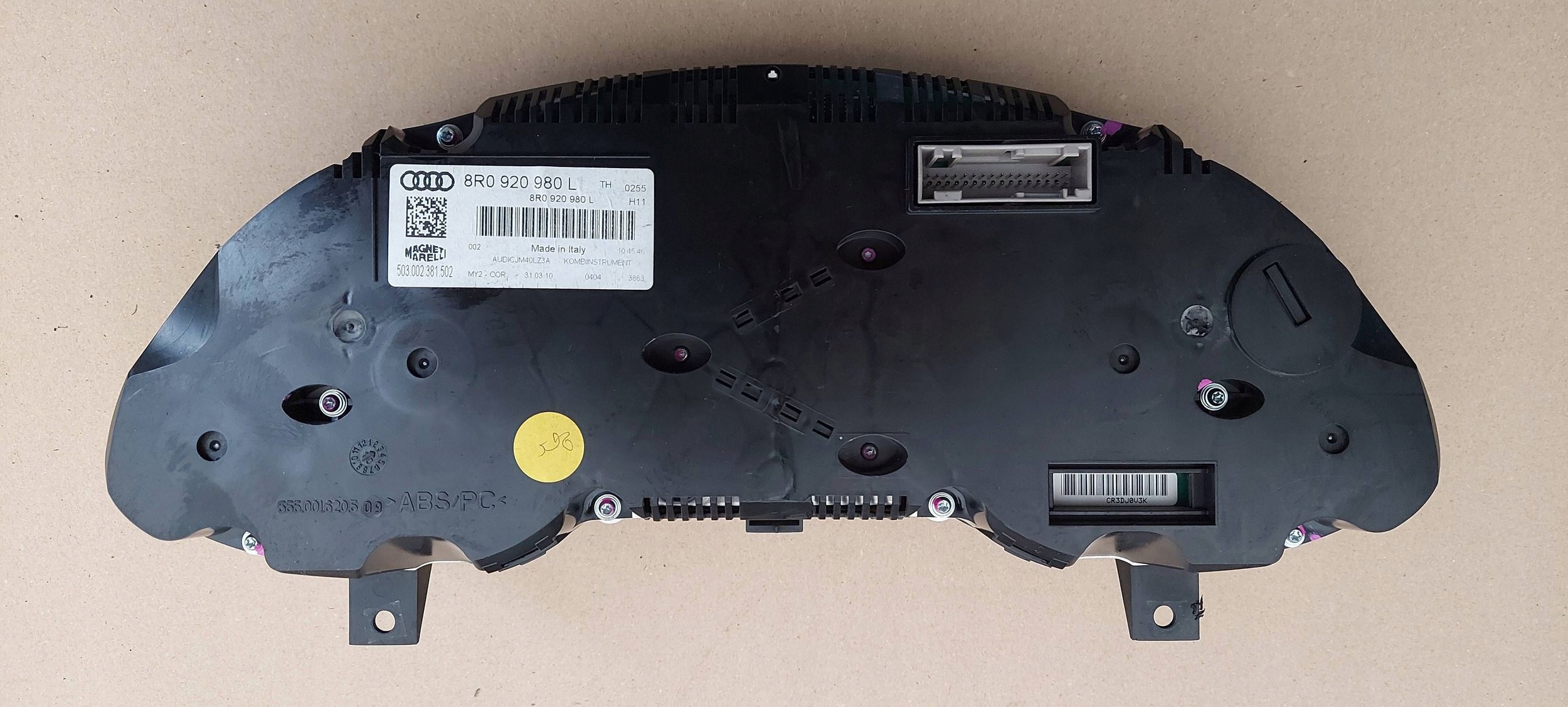 dials dials AUDI Q5 8R WERSJA UK 8R0920980L