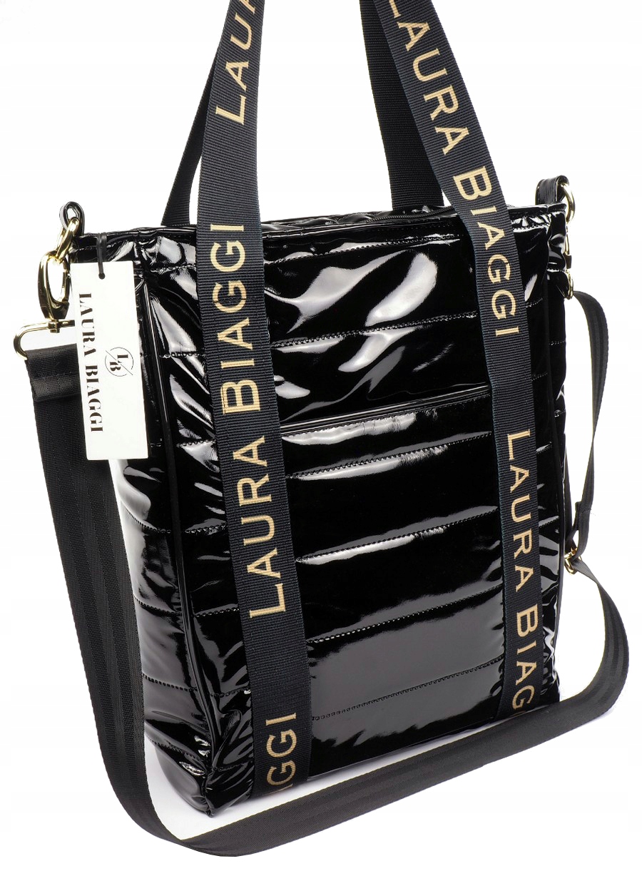 LAURA BIAGGI Torebka Listonoszka Skóra Ekologiczna ELEGANCKA Pojemna MODNA Kolekcja Street Style